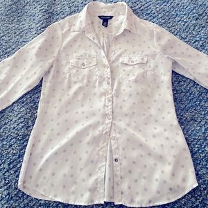 White House Black Market 3/4 sleeve shirt.